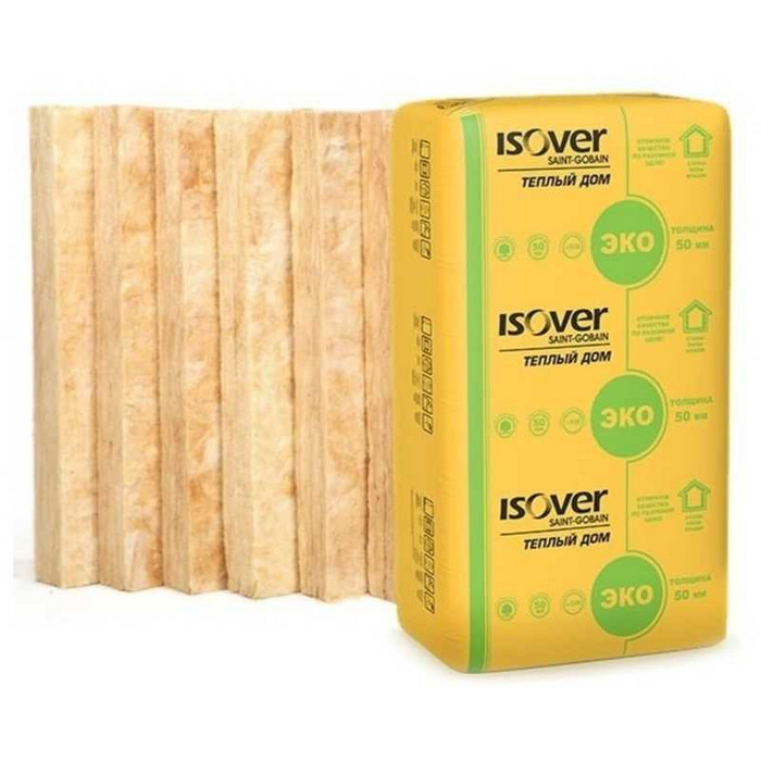 Утеплитель Isover Изовер Тёплый Дом Плита 50х610х1170 в Любани